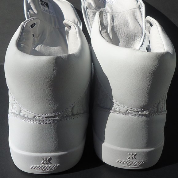 SIZE 14. MIGUEL CABRERA MIGGY leather athletic shoes.